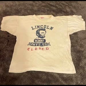 Vintage kids medium shirt, would make for a great women’s/ teens crop top
